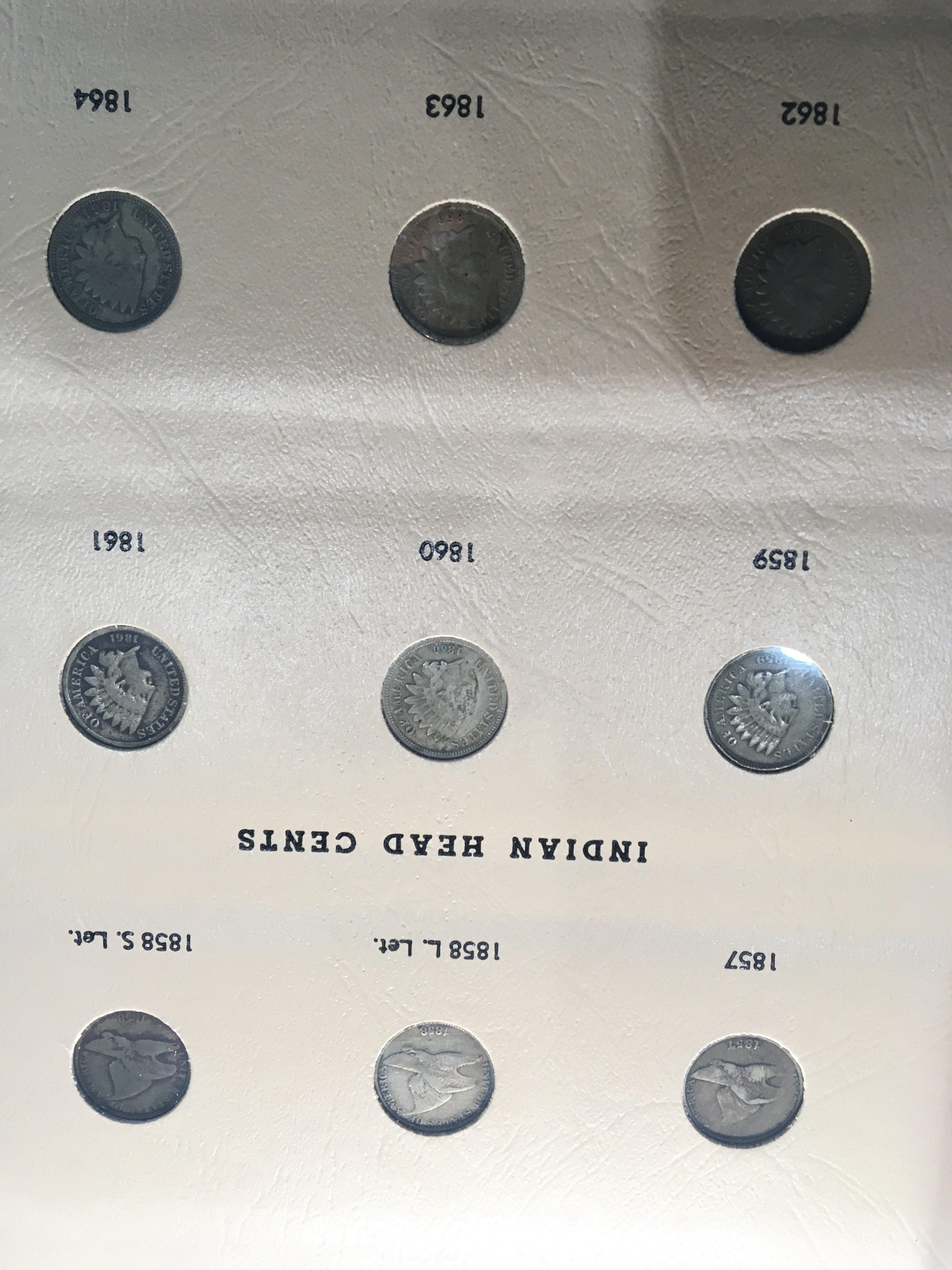 An Album containing Indian Head Cents Complete 185 - Image 3 of 5