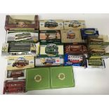 A collection of boxed Diecast vehicles including,