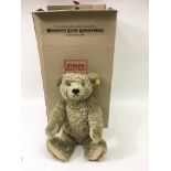 A boxed Steiff bear with growler.Approx