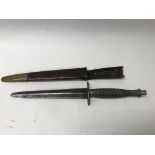 A WW2 3rd path Fairbairn Sykes fighting knife with