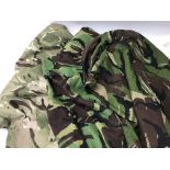 A box of military costume comprising of army and n