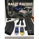 Scalextric, Rally racing, boxed, cars are different to the ones advertised on the box