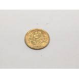 A 1911 half gold sovereign .