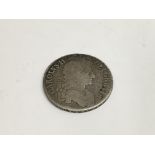 A 1672 crown coin.