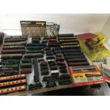 A collection of Hornby HO/OO scale , unboxed , including Locomotives, carriages and rolling stock
