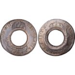 World Coins, Australia, New South Wales, five shillings or ‘holey dollar’, 1813, struck on a