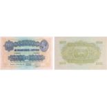 Banknotes, East African Currency Board, one thousand shillings or fifty pounds, 15 December 1921,