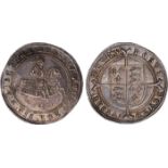 British Coins, Edward VI, fine silver issue, crown, mm. y, 1551, crowned figure of king in full