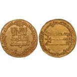 Islamic Coins, Abbasid, temp. al-Mansur (136-159h), gold dinar, no mint name, 155h, wt. 4.21gms. (
