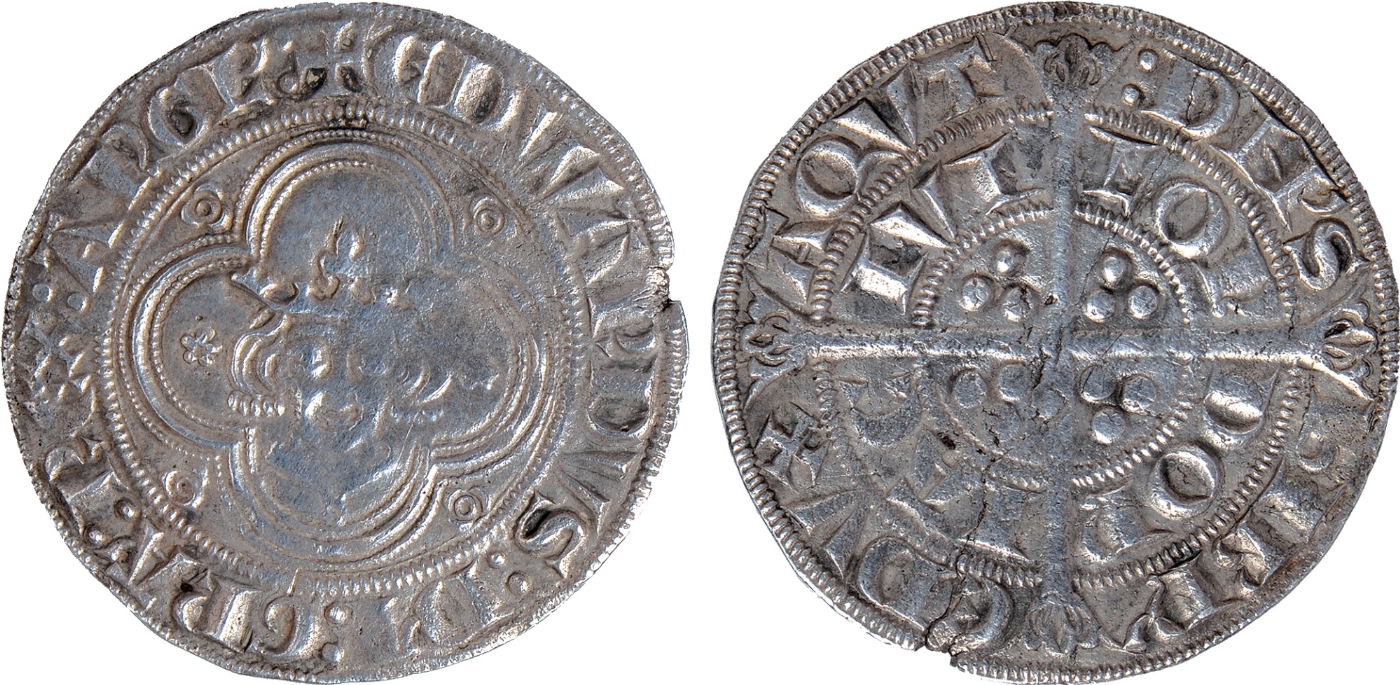 British Coins, Edward I (1272-1307), groat, London, variety a (Fox 5), small crowned bust facing,