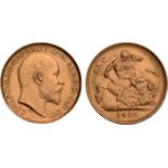 World Coins, Australia, Edward VII, half sovereign, 1902S, bare head r., rev. St. George and the