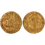 British Coins, Henry VII, angel, type I, mm. lis over halved sun and rose/halved sun and rose (