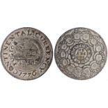 World Coins, USA, United American Colonies, Continental dollar, 1776, struck in ‘pewter’, legend