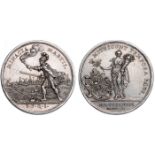 Commemorative Medals, Netherlands, the Peace of Aix-la-Chapelle concluded, silver medal, 1748, by J.