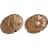 British Coins, Celtic coinage, Trinovantes & Catuvellauni, Cunobelin (early AD 1st century - c. AD