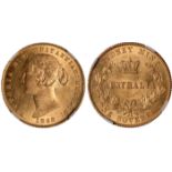 World Coins, Australia, Victoria, sovereign, 1868, Sydney mint, laur. head l., rev. AUSTRALIA within