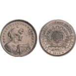 World Coins, Brazil, Republic, pattern 400 reis, 1914, struck in nickel, national arms, denomination