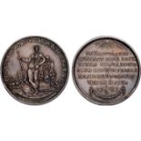 Commemorative Medals, Netherlands, the Treaty of Armed Neutrality at Sea, silver medal, 1781, by