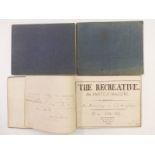 The Recreative - three Victorian hand written amateur magazines of Gloucester / Stroud, edited by