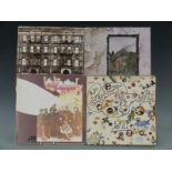 Led Zeppelin - 2, 3 4 and Physical Graffiti.  2 (588198) red/plum, Lemon Song record appears Ex,