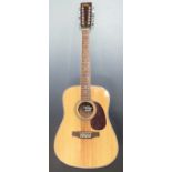'Vintage' twelve string acoustic guitar model V400-12, serial no 2074108521