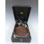 HMV c1930s wind up portable gramophone model 102