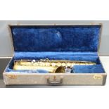 Buescher Aristocrat by Elkhart Ind USA tenor saxophone with Noyek resonators, Saxgourmet pads, in