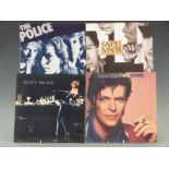 Approximately 40 LPs including David Bowie, Roxy Music, The Police, Simple Minds etc