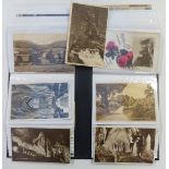 Postcard album containing approximately 80 mostly early 20thC postcards of Bristol and Somerset