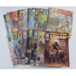 Seventeen Curtis The Savage Sword of Conan comics.