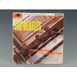 The Beatles - Please Please Me (PMC1202) black and gold label, Dick James credits. Record appears at