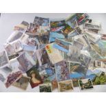 Collection of postcards mainly UK and Europe topographical cabinet portraits including Worcester/