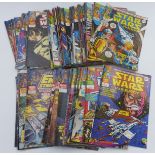 Sixty-two Marvel Star Wars comics comprising issues 4,7-12, 16-19, 21-23, 25-44, 46-52, 63, 99, 120,