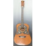 'K' steel string acoustic guitar, model no.53 with steel reinforced neck