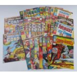 Fifty Marvel comics including Hulk, Spider-Man, The Super-Heroes, The Avengers etc.