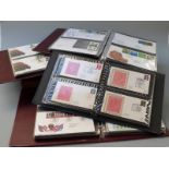 Eight albums of GB first day covers