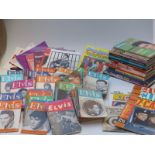 Approximately 140 issues of Elvis Monthly magazines from the 4th to the 16th year with a selection