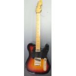Levinson Blade Delta Classic electric guitar with sunburst finish to body, reg no 133611, in plush