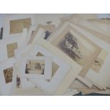 Approximately 65 19thC/early 20thC Grand Tour photographs and similar pictures, many embossed with