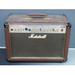 Marshall Amplifier AS50R 'Acoustic Soloist' model in vintage brown leatherette finish, no C2001-28-