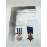 Victorian British Army Egypt medal with Tel-el-Kebir clasp and Khedive Star 1882, medal named to