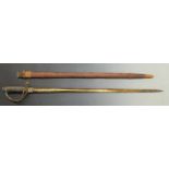 British Army WWI Royal Artillery 1821 pattern officer's sword, maker C Boyton & Son, with