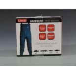 Leeda neoprene chest waders size 8, new in original box.