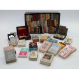 Sixty-five decks of vintage playing cards