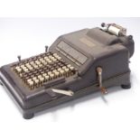 Direct-L bakelite mechanical calculator by Theo Mussei, A G Zurich numbered 55604