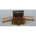 Eighty six .308 rifle cartridges, most in cartridge holders. PLEASE NOTE THAT A VALID RELEVANT