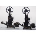 Two Pathescope Baby 9.5mm cine film projectors