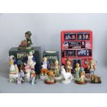 Copenhagen cockerel figure, Goebel/Hummel figures, Staffordshire, Border Fine Arts and Declan's