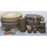 Approximately 20 35mm cine film reels including Japanese military review, mining review etc