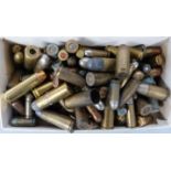 Ninety seven various calibre collectors pistol/revolver cartridges. PLEASE NOTE THAT A VALID